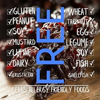 GERBS Dried Black Currants 1 LB | Freshly Dehydrated Re-sealable Bulk Bag | Top 14 Food Allergy Free | Sulfur Dioxide Free Zante Variety | Rich in Antioxidants | Gluten, Peanut, Tree Nut Free