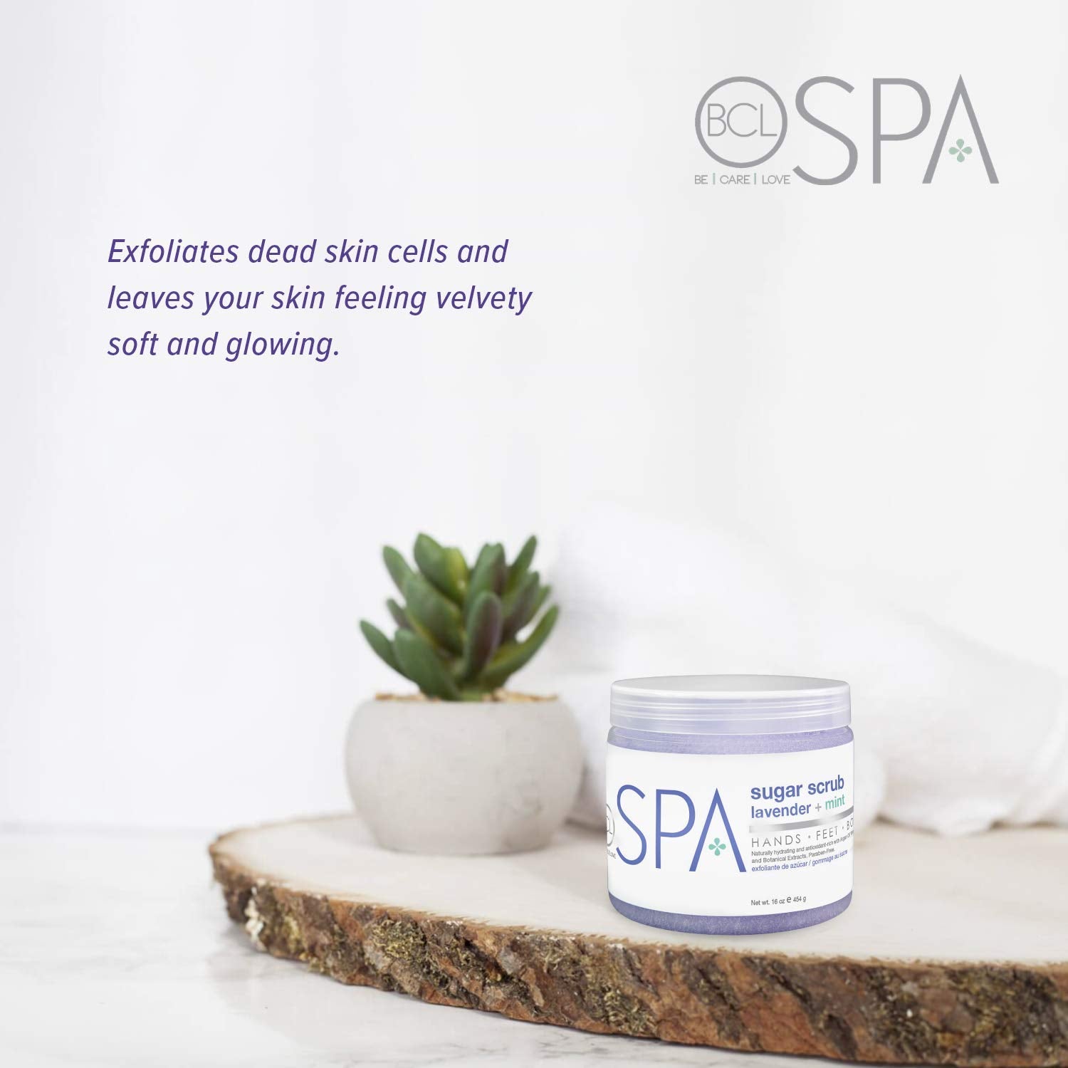 Bcl Spa Sugar Scrub Lavender + Mint, 16 Oz : Beauty & Personal Care