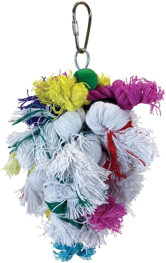 Knotty Preener Parrot Pet Bird Toy Small :Pet Supplies