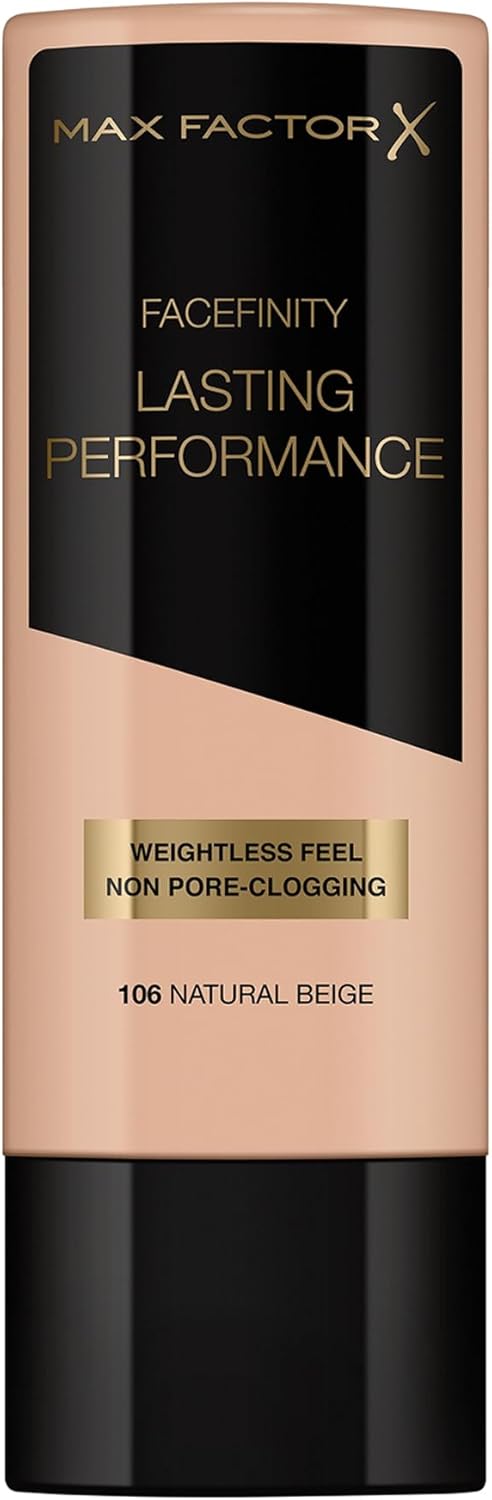 Max Factor Lasting Performance Liquid Foundation, 109 Natural Bronze, Full Coverage, Flawless And Radiant Finish, Lightweight Formula, Smudge Resistant, Non Pore-Clogging, Fragrance Free, 35Ml