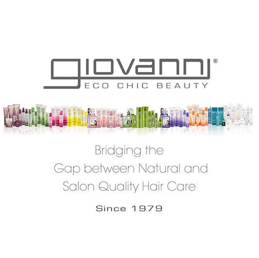 Giovanni 2Chic Ultra-Luxurious Conditioner - Calms & Smooths Curly & Wavy Hair, Silkens Tresses, Strengthens Overprocessed Hair, Helps Detangle, Color Safe, Cherry Blossom & Rose Petals - 24 Oz