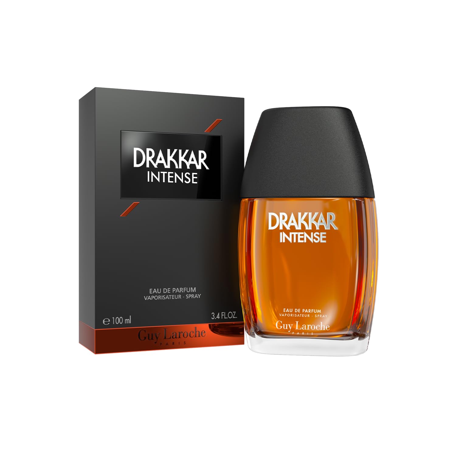 Guy Laroche Drakkar Intense - Seductive & Irresistible Eau De Parfum - Ambery Fougere Fragrance - Long Lasting Mens Cologne - Perfume For Men