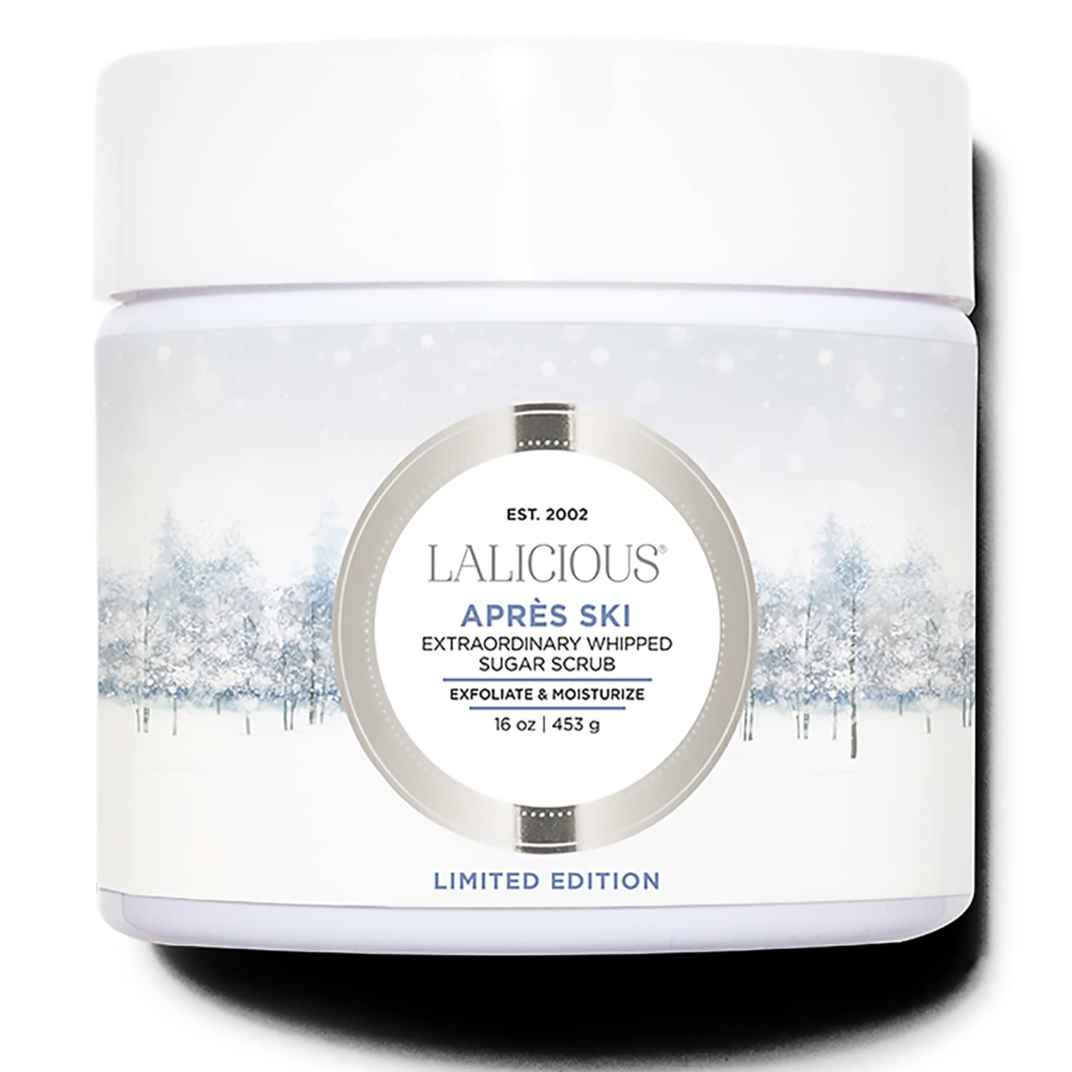 Lalicious Après Ski Extraordinary Whipped Sugar Scrub - Limited Edition Exfoliating Body Scrub With Winter Spices, Citrus Peel & Teakwood (16Oz)