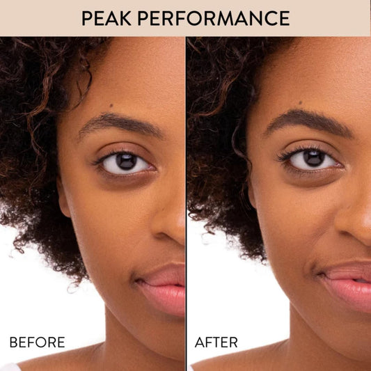Mented Cosmetics Full-Time Eye Brightening Concealer For Women, Lightweight Full-Coverage Eye Makeup Concealer, Under Eyes Make Up Corrector, Blemishes & Contour, Peak Performance