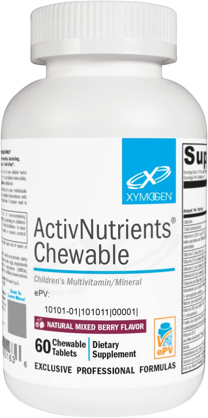 XYMOGEN Children's ActivNutrients Chewable - Mixed Berry Multivitamin