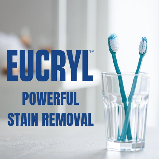 Eucryl Original Flavour Toothpowder, Tooth Whitening Powder, Powerful Stain Remover, For Tobacco, Tea, Coffee & Wine Stains, Unique Polishing Action, 1 X 50G