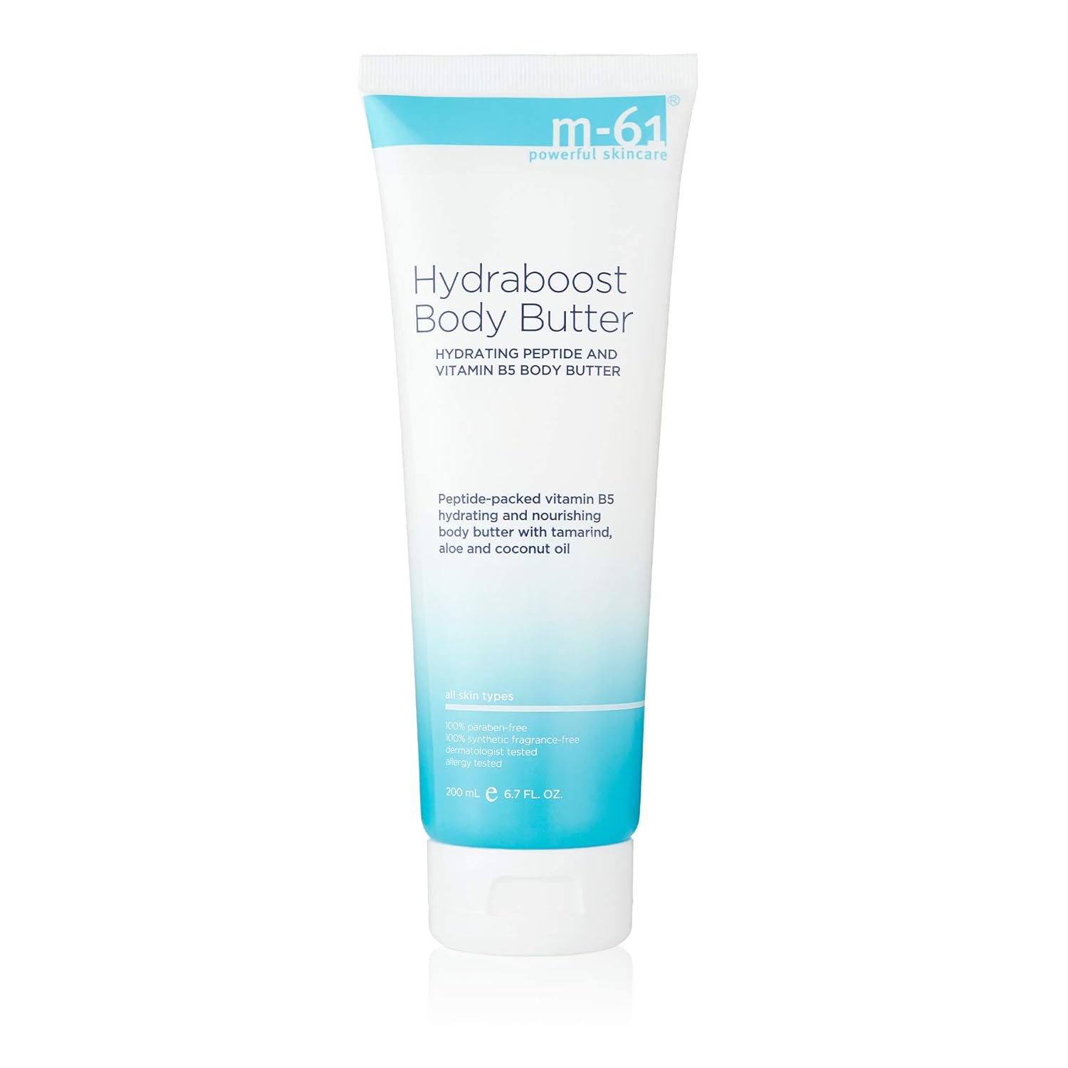 M-61 Hydraboost Body Butter | Hydrating And Firming Body Butter With Peptides, Vitamin B5 And Coconut Oil, 6.7 Fl Oz