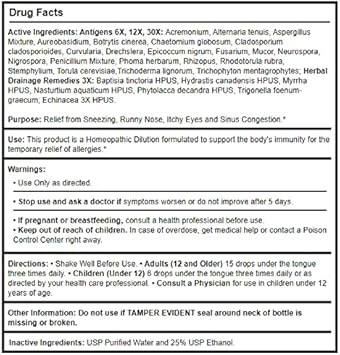 Buy Progena - Allergena Mold Mix - Allergy Relief Drops (2 Fl Ounce) On  Free Shipping On Qualified Orders