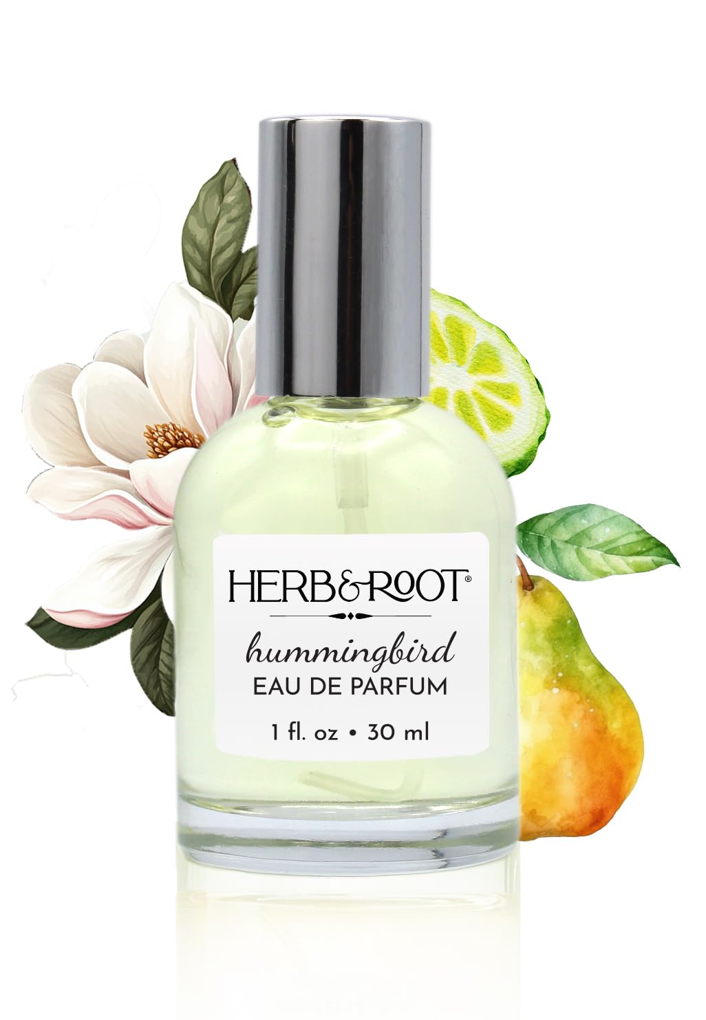 Herb & Root Hummingbird Eau De Parfum | Fresh Fruity Fragrance For Women With Notes Of Pear, Bergamot, Magnolia | Fresh Uplifting Springtime Floral Fragrance, 1 Fl. Oz