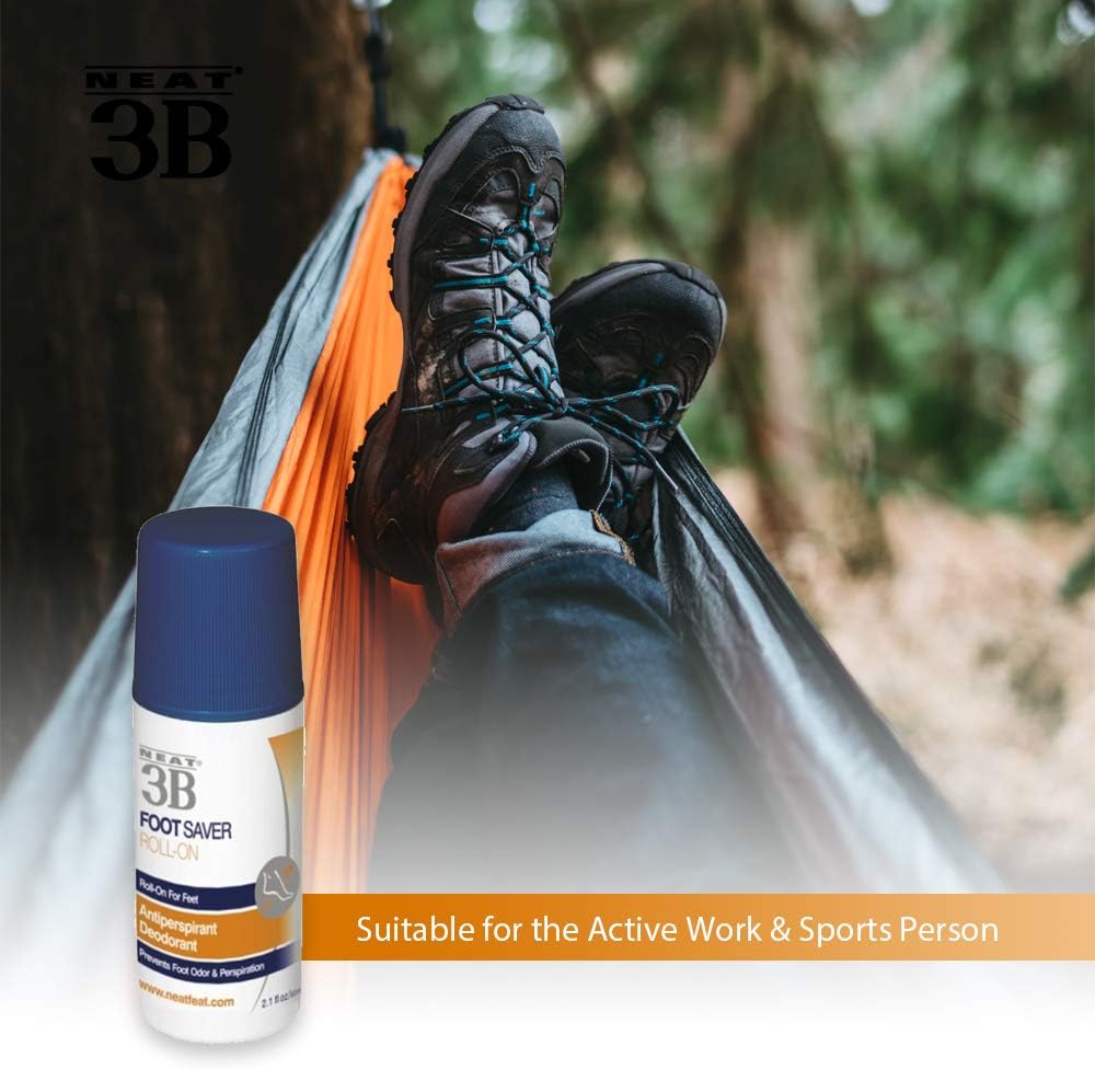 Neat® 3B Foot Saver Roll-On Antiperspirant for Feet 60ml TWIN PACK : Amazon.co.uk: Beauty