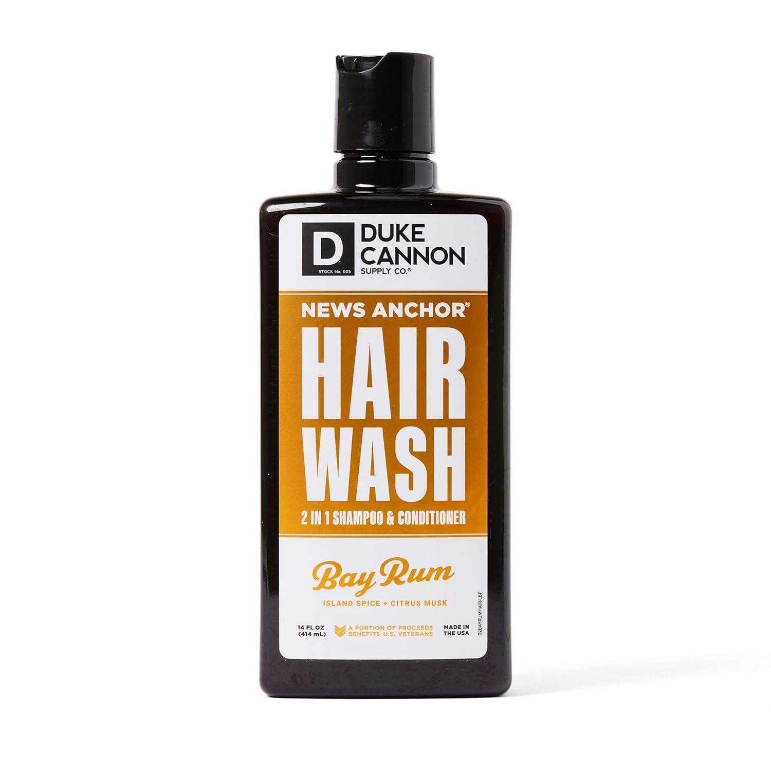 Duke Cannon News Anchor® 2-In-1 Shampoo & Conditioner - 14Oz Bay Rum