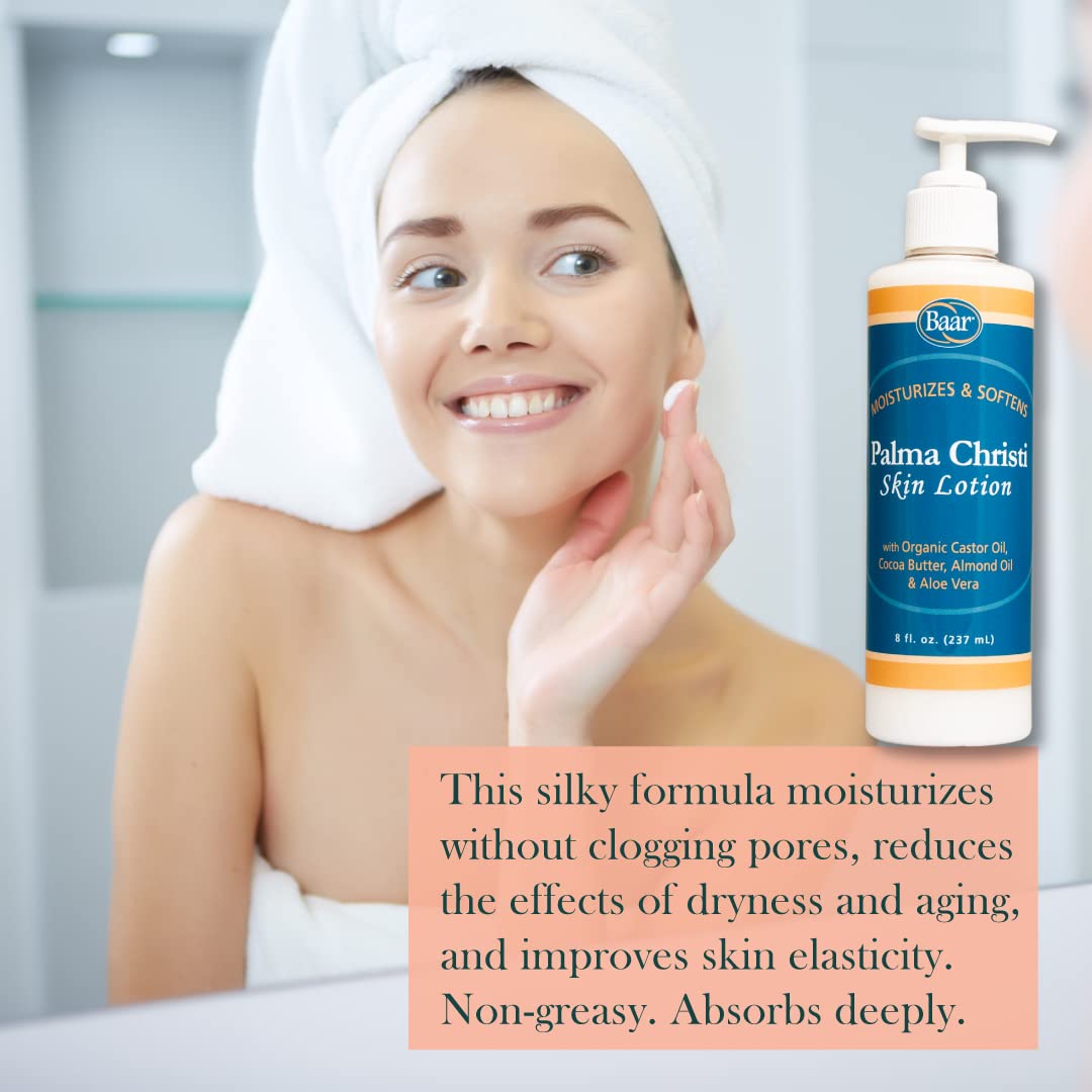 Baar Unscented Palma Christi Skin Lotion, 8 Fl. Oz. : Body Lotions : Beauty & Personal Care