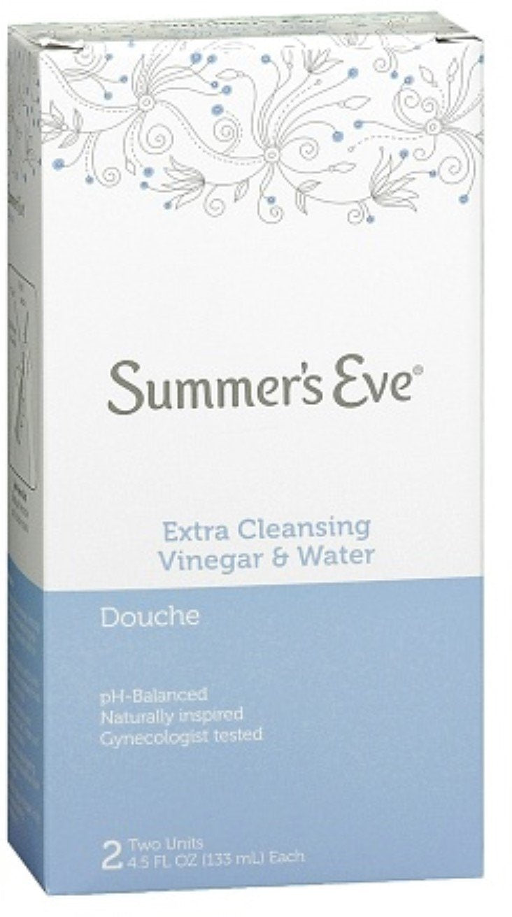 Summers Eve Douche Extra Cleansing Vinegar & Water 2 Count (2 Pack) : Health & Household