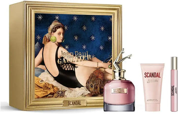 Jean Paul Gaultier Scandal Eau De Parfum 80Ml Gift Set 2024 (Contains 80Ml Edp, 75Ml Body Lotion And 10Ml Travel Spray)