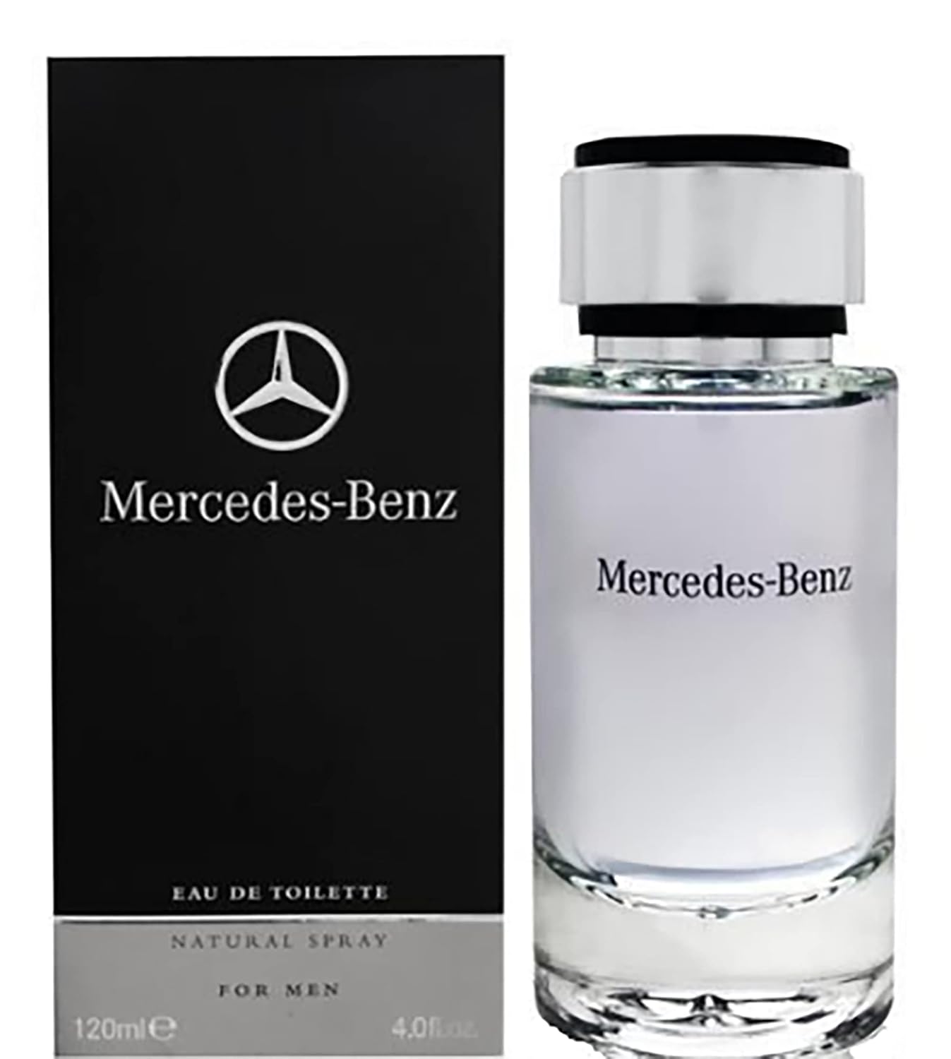 Mercedes-Benz For Men - Elegant Fragrance With Woody, Sensual Musky Notes - Mesmerize The Senses With Original Luxury Men’S Eau De Toilette Spray - Endless Day Through Night Scent Payoff - 4 Oz