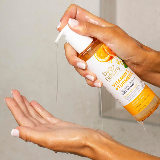 By Nature Hyaluronic Acid + Aloe Vera Facial Cleanser To Hydrate & Brighten Your Skin - Skincare From New Zealand - Premium Face Cleanser - 7Oz