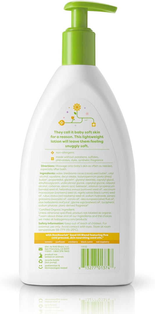 Babyganics Daily Lotion, Chamomile Verbena, Packaging May Vary, 17 Fl Oz (Pack Of 2)