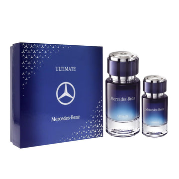 Mercedes Benz Ultimate Eau De Parfum Spray For Men - Luxury Long Lasting Fragrance With Notes Of Lavender, Apple & Cedar Wood - Cologne For Man - Travel Size - 0.24 Fl Oz