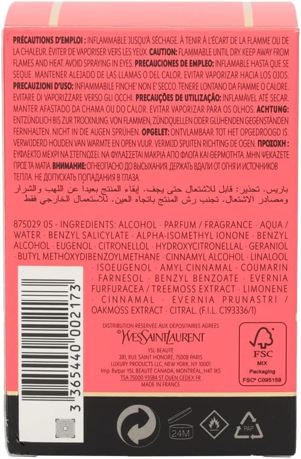 Paris 75 Ml Eau De Toilette Spray For Women