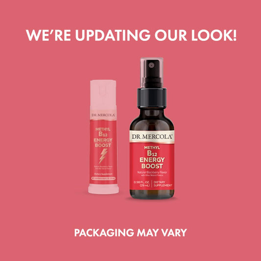 Dr. Mercola,Vitamin Methyl B12 Energy Boost Spray, 0.98 Fl. Oz (29 Ml), (39 Servings), Supports Energy Levels, Helps Support Cognitive Health, Non Gmo, Soy Free, Gluten Free