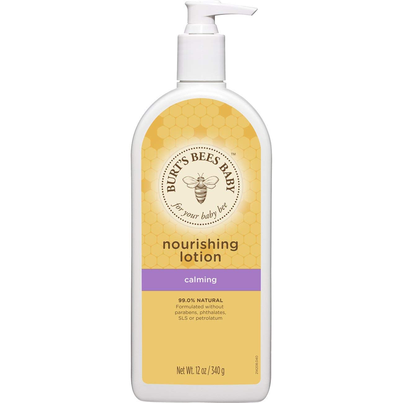 Burt's Bees Baby Bee Nourishing Calming Lotion 12 oz (Pack of 3)