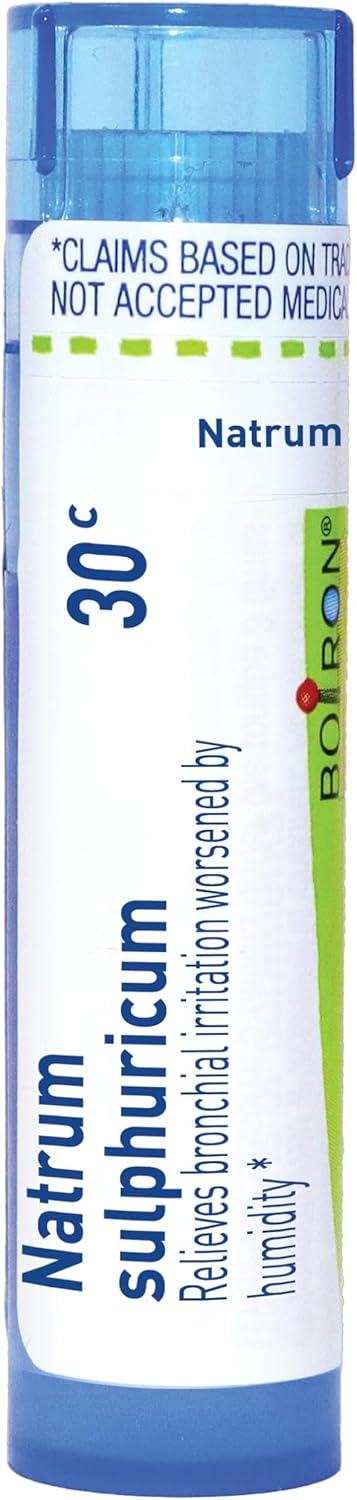 Boiron Natrum Sulphuricum 30C Homeopathic Medicine For Bronchial Irritation - 80 Pellets