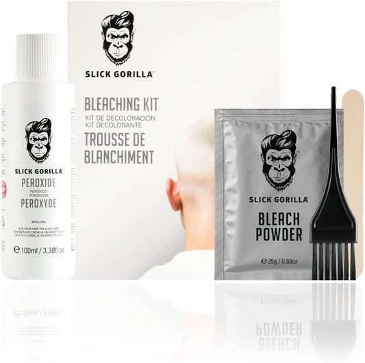 Slick Gorilla Bleaching Kit, Blonde, Permanent Lightener, Permanent Blonde Bleach Hair Dye