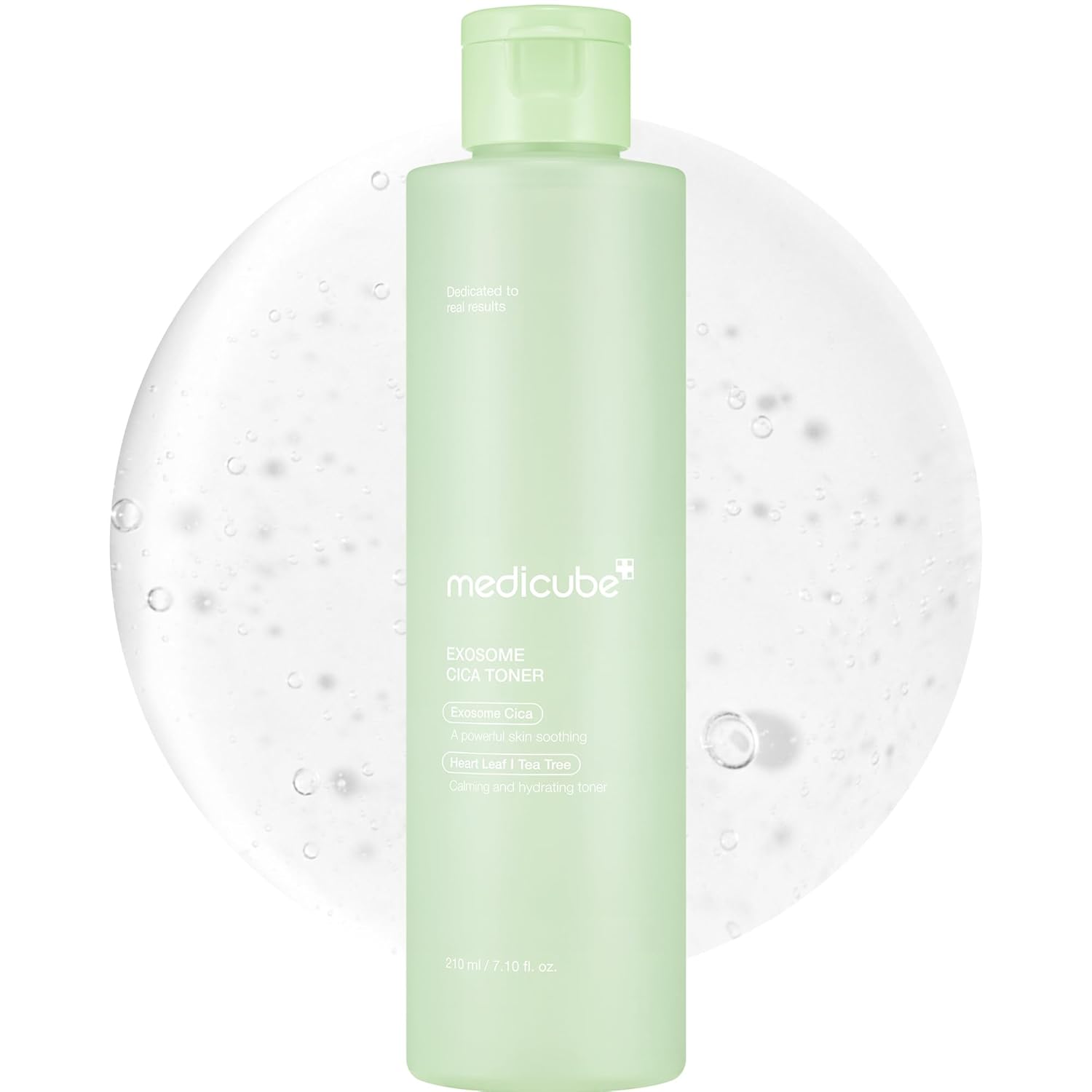 Medicube Exosome Cica Toner | Daily Soothing Toner With Exosome Cica, Heartleaf, Tea Tree, 12 Kinds Of Cica | Low Irritation, Sebum Care Korean Skin Care, For Stressed Skin (210Ml / 7.10 Fl.Oz.)