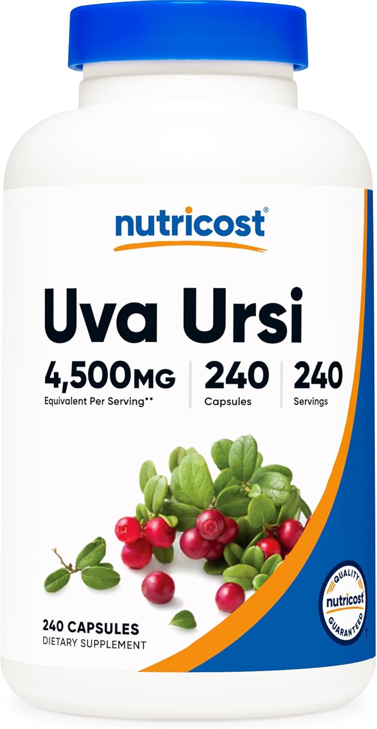 Nutricost Uva Ursi 4500Mg, 240 Capsules - Vegetarian Capsules, Gluten Free, Non-Gmo