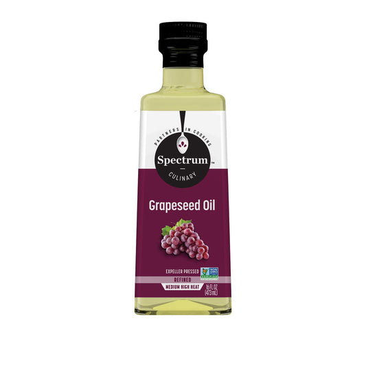 Spectrum Culinary, Grapeseed Oil, Refined, 16 Oz (Pack of 12) : Dill Pickles : Grocery & Gourmet Food