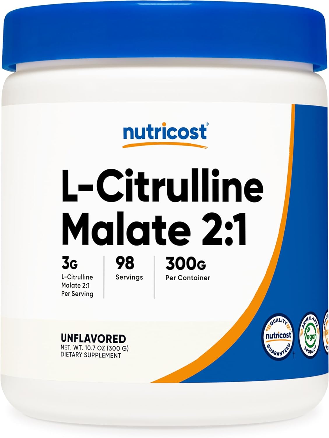 Nutricost L-Citrulline Malate (2:1) Powder (300 Grams)