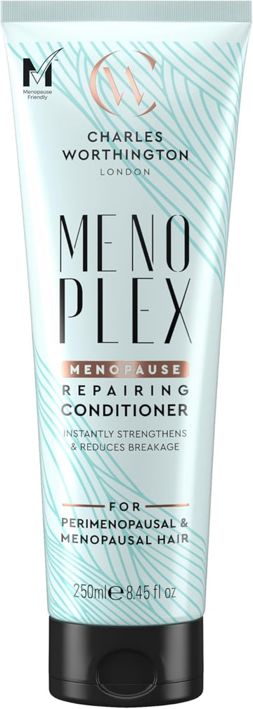 Charles Worthington Menoplex Menopause Volumising Shampoo, For Dull Flat Hair, Salon Shampoo For Menopausal Hair, 250Ml