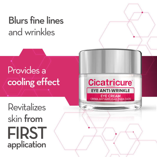 Cicatricure Blur & Filler Anti-Wrinkle Eye Treatment: Advanced Formula For Fine Lines, Under-Eye Bags & Skin Rejuvenation, Hydrating Eye Cream For Daily Use, 0.5 Ounce