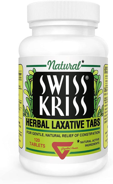 Modern Natural Products Swiss Kriss Herbal Laxative Tablets - 120 Each (Pack of 2)