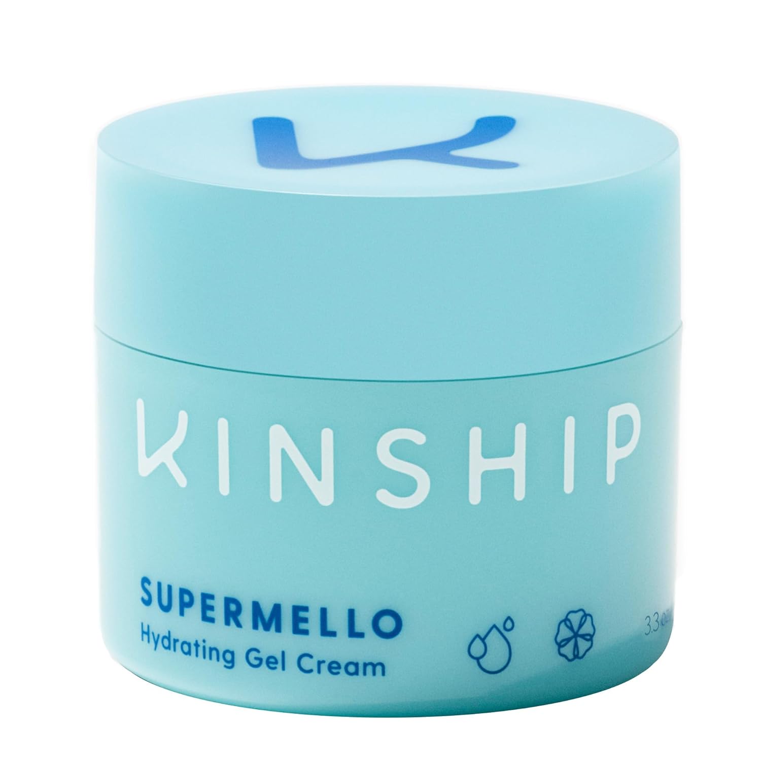 Kinship Supermello Hyaluronic Gel Cream Moisturizer – Hyaluronic Acid Face Lotion – Lightweight + Hydrating – Plump, Smooth + Soothe – Nourish Dry Skin – Rich Daily Use Clean Skin Care (3.3 oz)