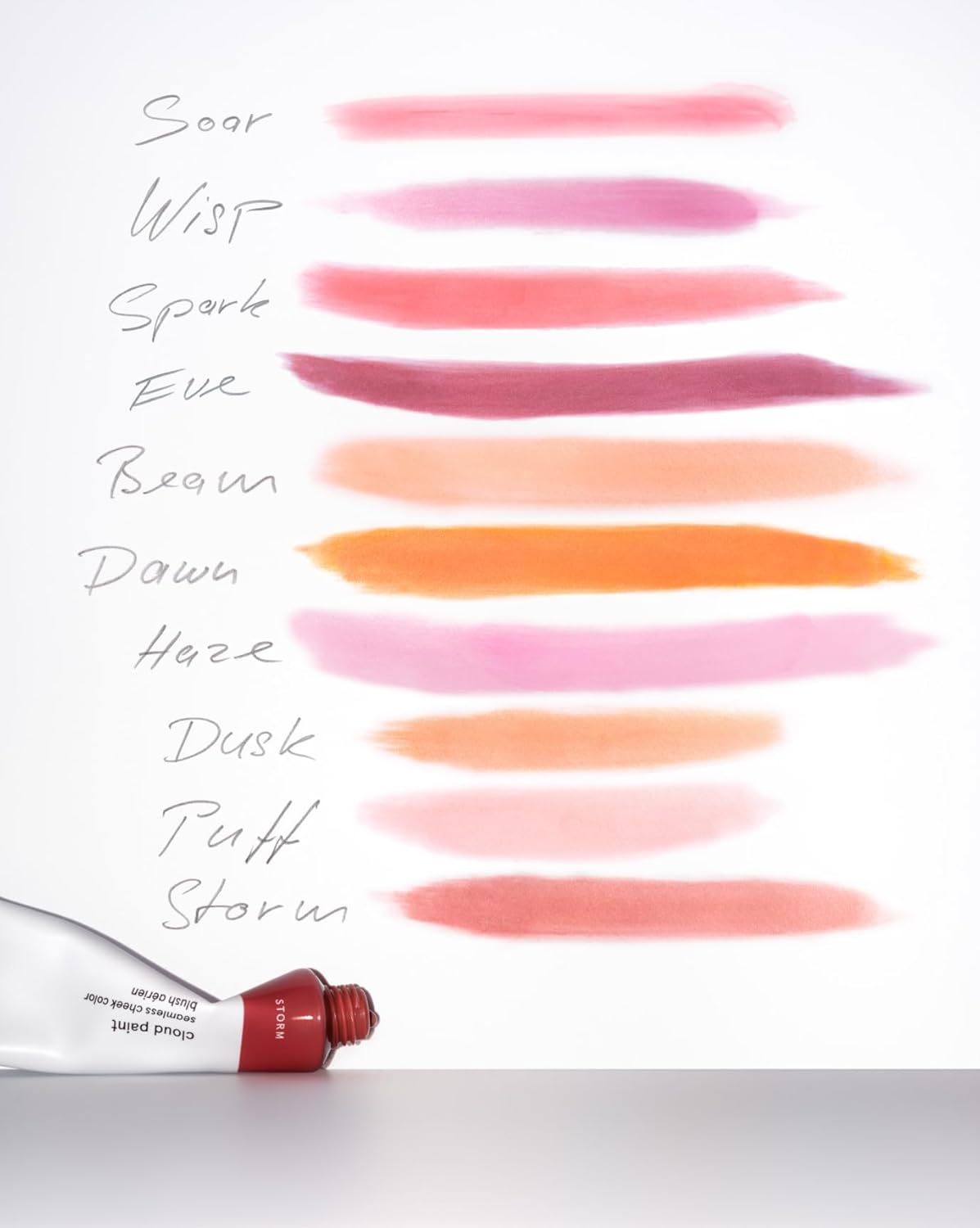 Glossier Cloud Paint Seamless Cheek Color 10Ml (Soar - A Bright, Warm Pink.) : Beauty & Personal Care