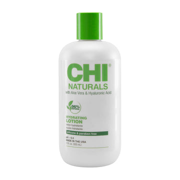 Chi Naturals With Aloe Vera Hydrating Lotion, Hydrates & Locks In Moisture For Radiant & Silky Skin, Sulfate, Paraben, & Cruelty-Free, 12 Oz