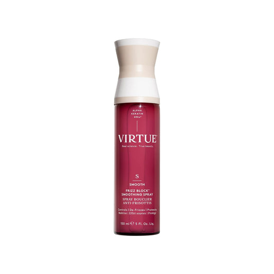 VIRTUE Frizz Block Smoothing Spray | Full Size 5 oz | De-Frizzes, Smooths and Protects Hair Against Humidity : Beauty & Personal Care