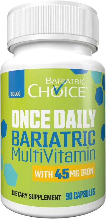 Bariatric Choice Once Daily Bariatric Multivitamin Capsule with 45 mg of Iron (90ct)