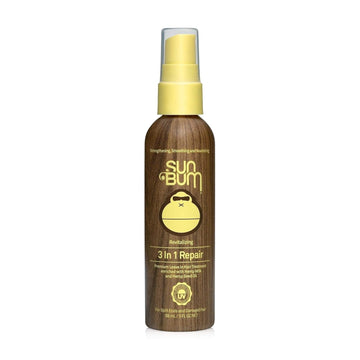 Sun Bum Revitalizing 3-in-1 Detangler Repair Spray | Vegan and Cruelty Free Detangling, Conditioning and Protecting Hair Treatment | 3 oz