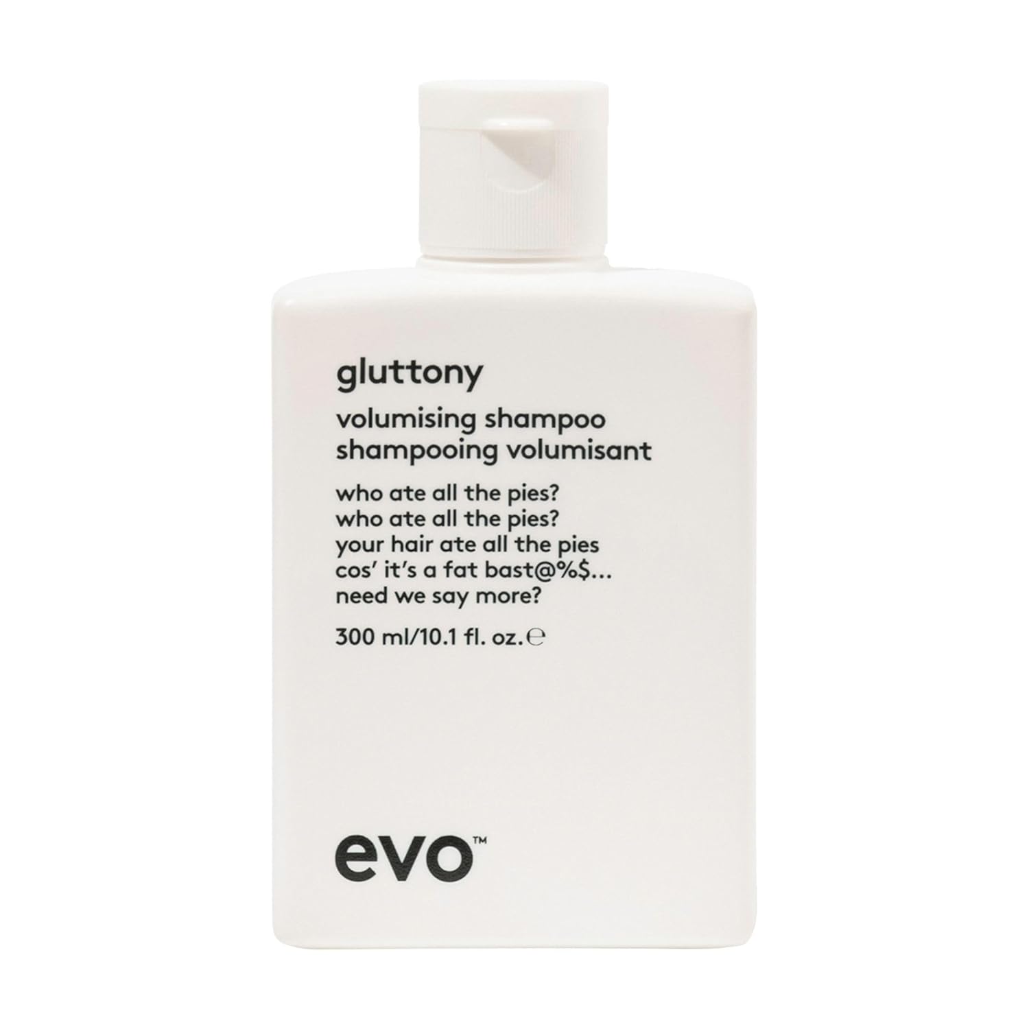 Evo Gluttony Volumising Shampoo - Volumizing Shampoo For All Types Of Hair - Adds Lift, Body Shine, Strength & Elasticity