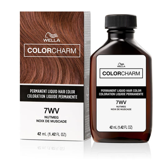 Wella Color Charm Permanent Liquid Hair Color For Gray Coverage, Warm