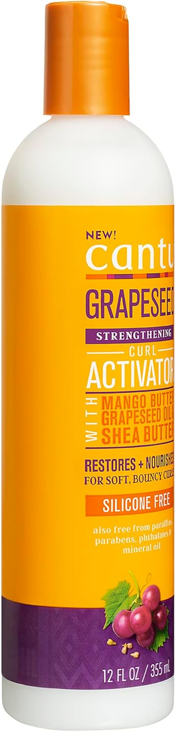 Cantu Grapeseed Curl Activator Cream 355ml : Amazon.co.uk: Beauty