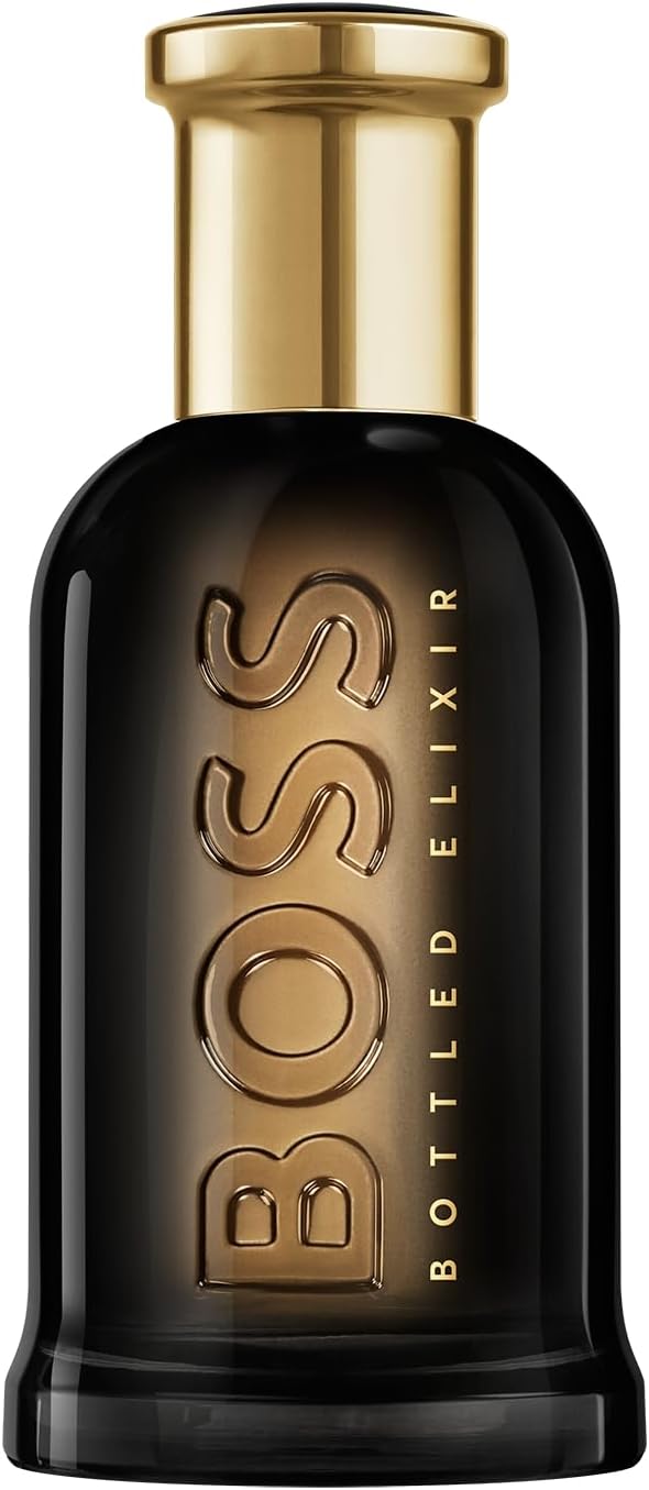 Boss Bottled Elixir - Parfum Intense For Him - Woody Fragrance With Notes Of Incense, Vetiver And Cedarwood - High Longevity - 50Ml
