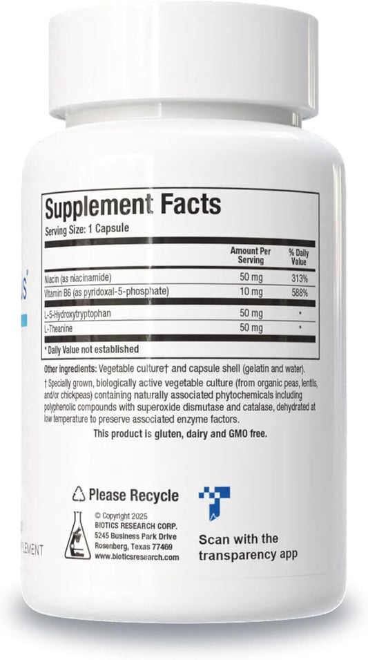 Biotics Research Neuro 5 Htp Plus Neurological Support, Calm Brain Activity, Healthy Sleep Patterns, Overall Sense Of Well-Being, Promotes Relaxation, Serotonin Precursor, L Theanine, 90 Capsules