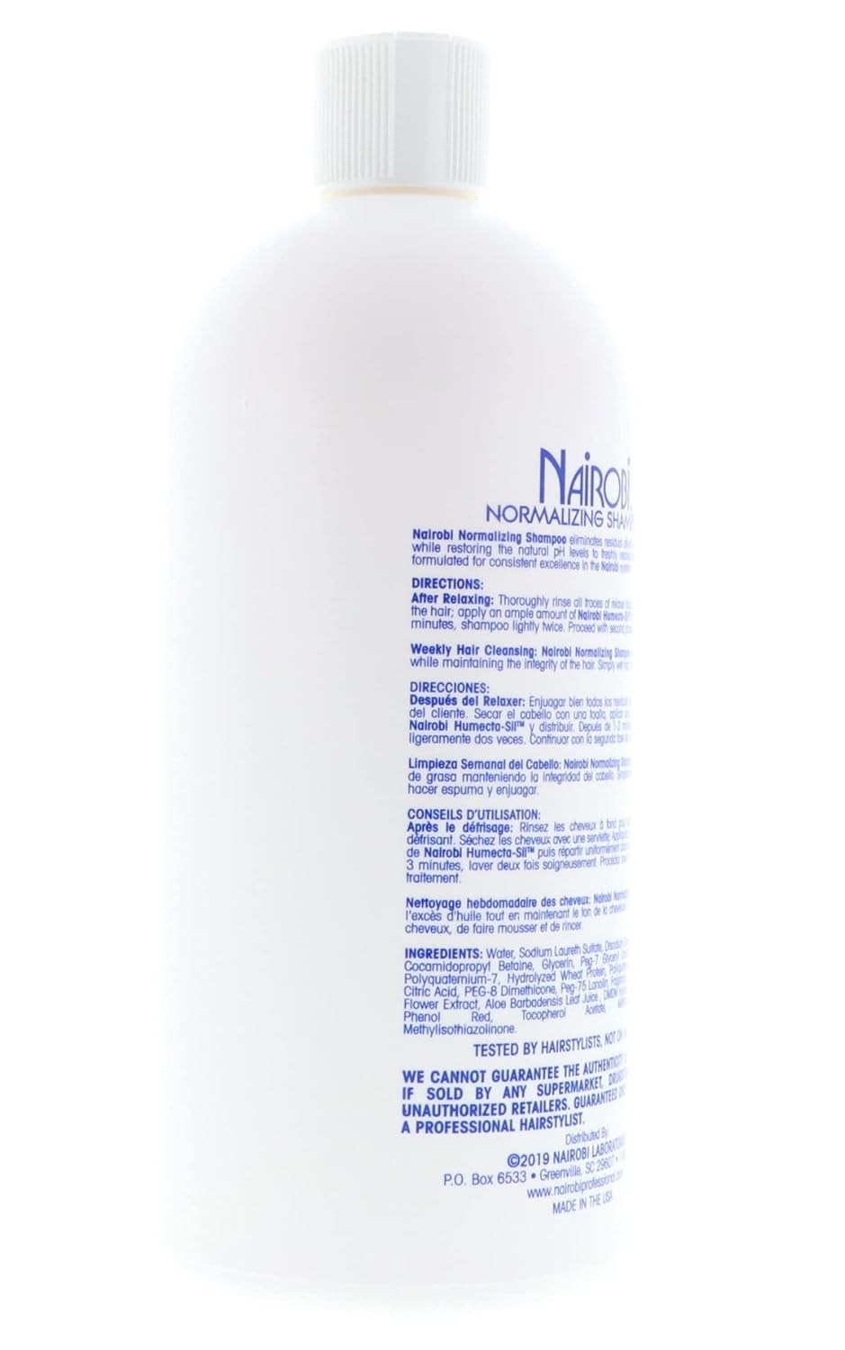 Nairobi Normalizing Shampoo For Unisex, 32 Ounce : Hair Shampoos : Beauty & Personal Care