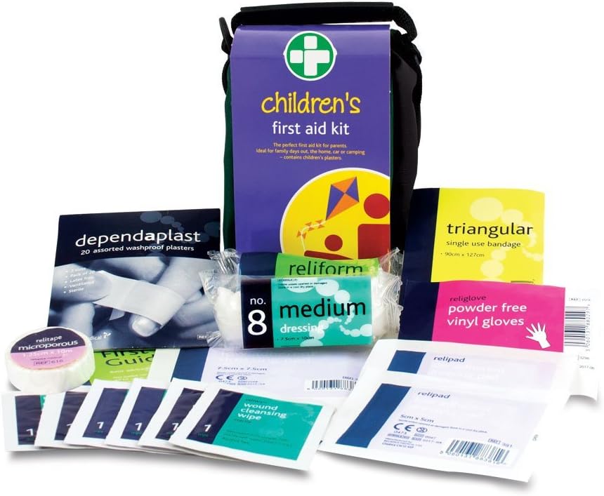 Reliance Medical Children'S First Aid Kit In Green Helsinki Bag - Ideal For Families, Childminders & Nurseries