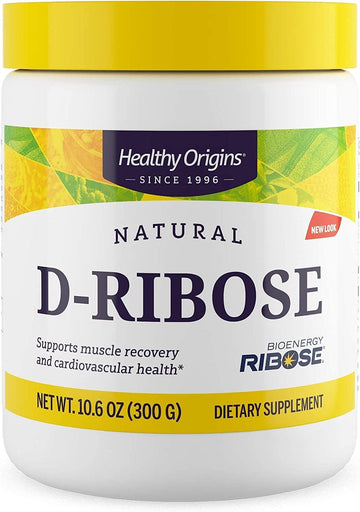 Healthy Origins D-Ribose Powder (BioEnergy, Non-GMO, Gluten Free, Energy Support, Heart Support), 10.6