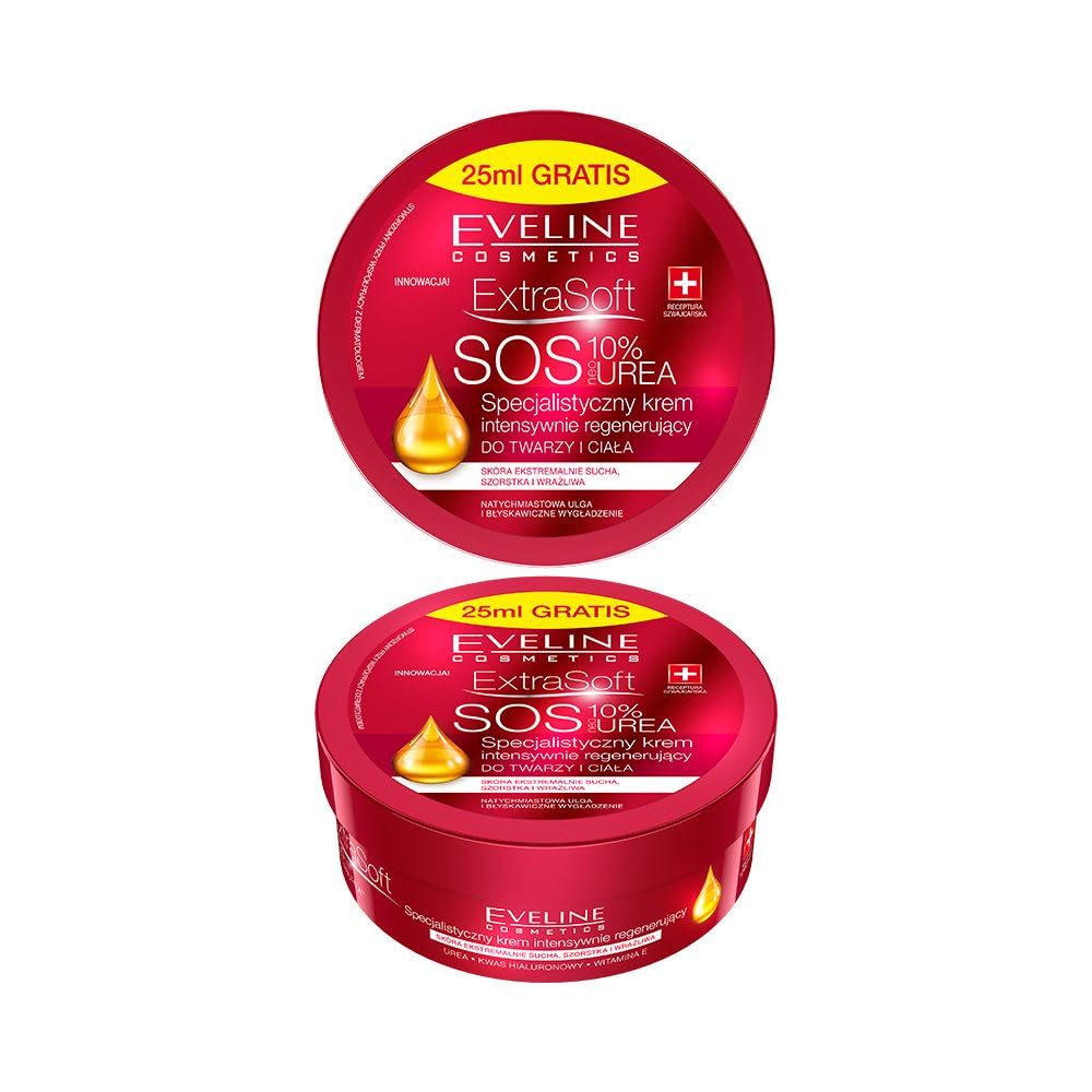 Eveline Cosmetics Soft Sos 10% Urea Face&Body Cream 175Ml