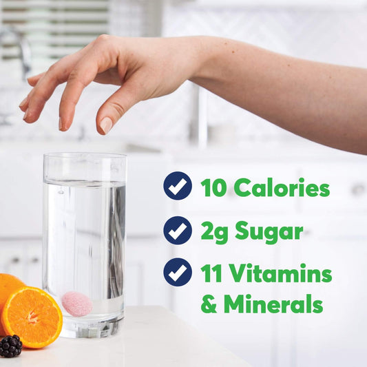 Nuun Hydration Vitamins Electrolyte Tablets + Vitamins, Tangerine Lime